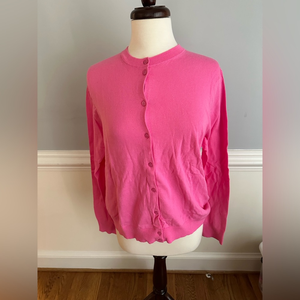 J Crew Size XL pink sweater